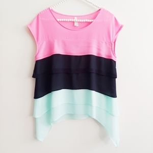Color Story Color Block Top